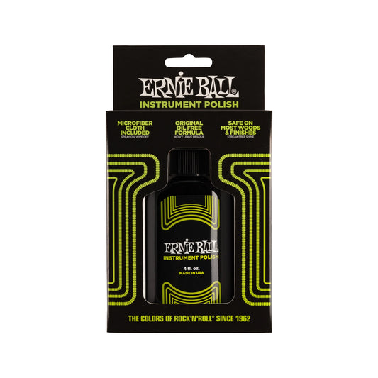 Dung Dịch Vệ Sinh Ernie Ball Polish With Cloth, 4oz - Việt Music