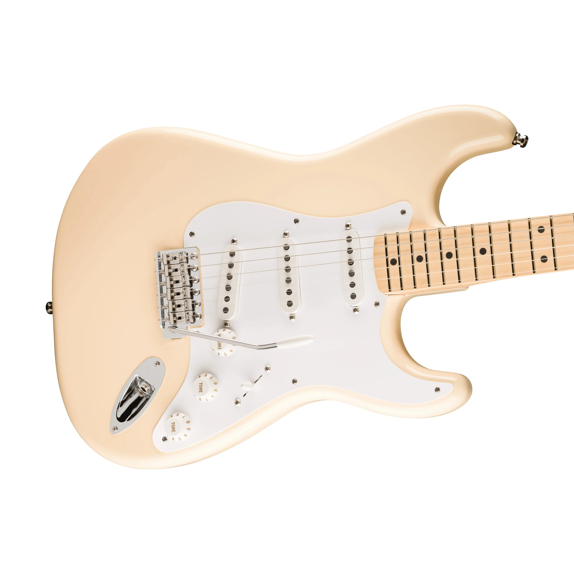 Đàn Guitar Điện Fender Artist Jimmie Vaughan Tex-Mex Stratocaster SSS, Maple Fingerboard, Olympic White - Việt Music