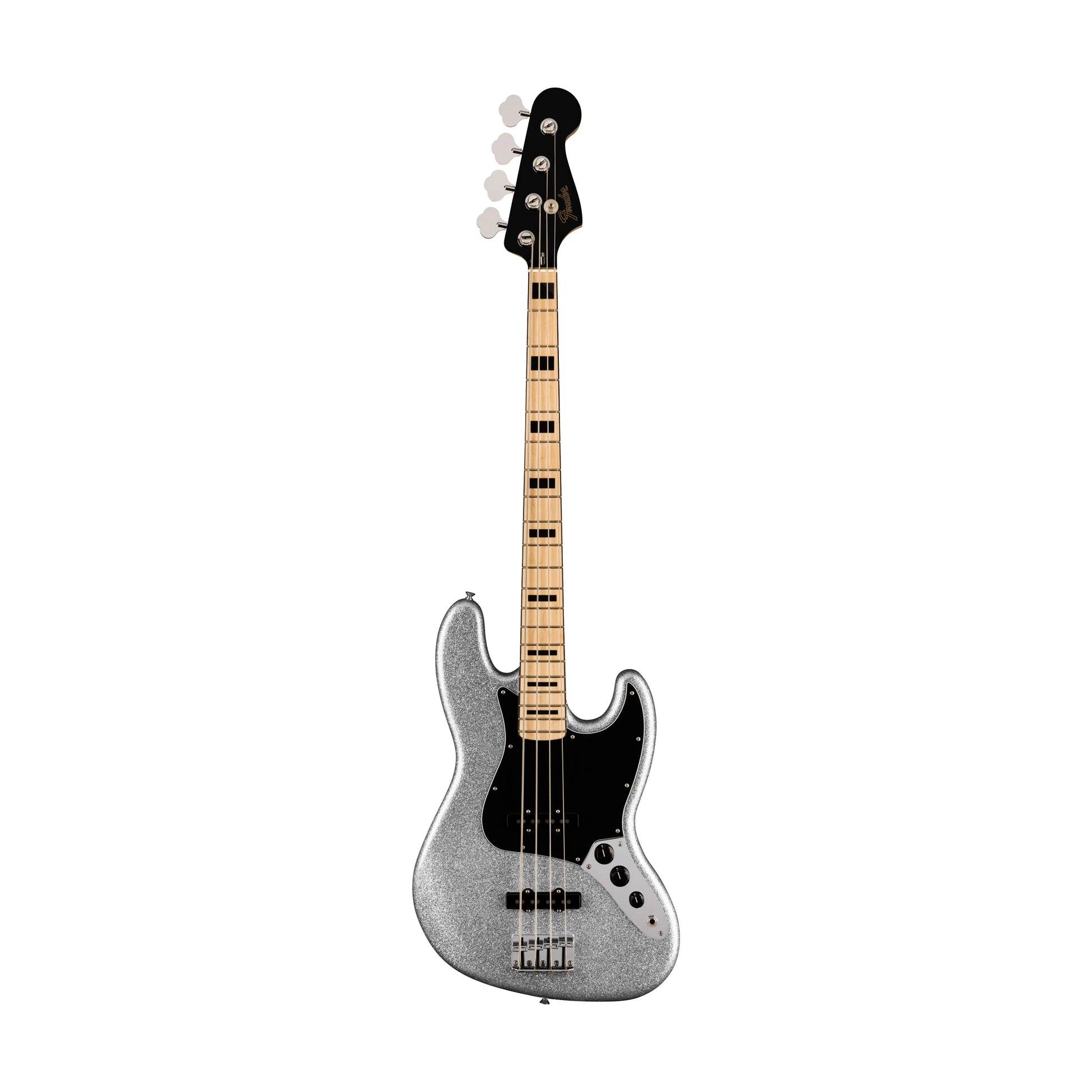 Đàn Guitar Bass Fender Limited Edition Artist Mikey Way Jazz Bass SS, Maple Fingerboard, Silver Sparkle - Việt Music