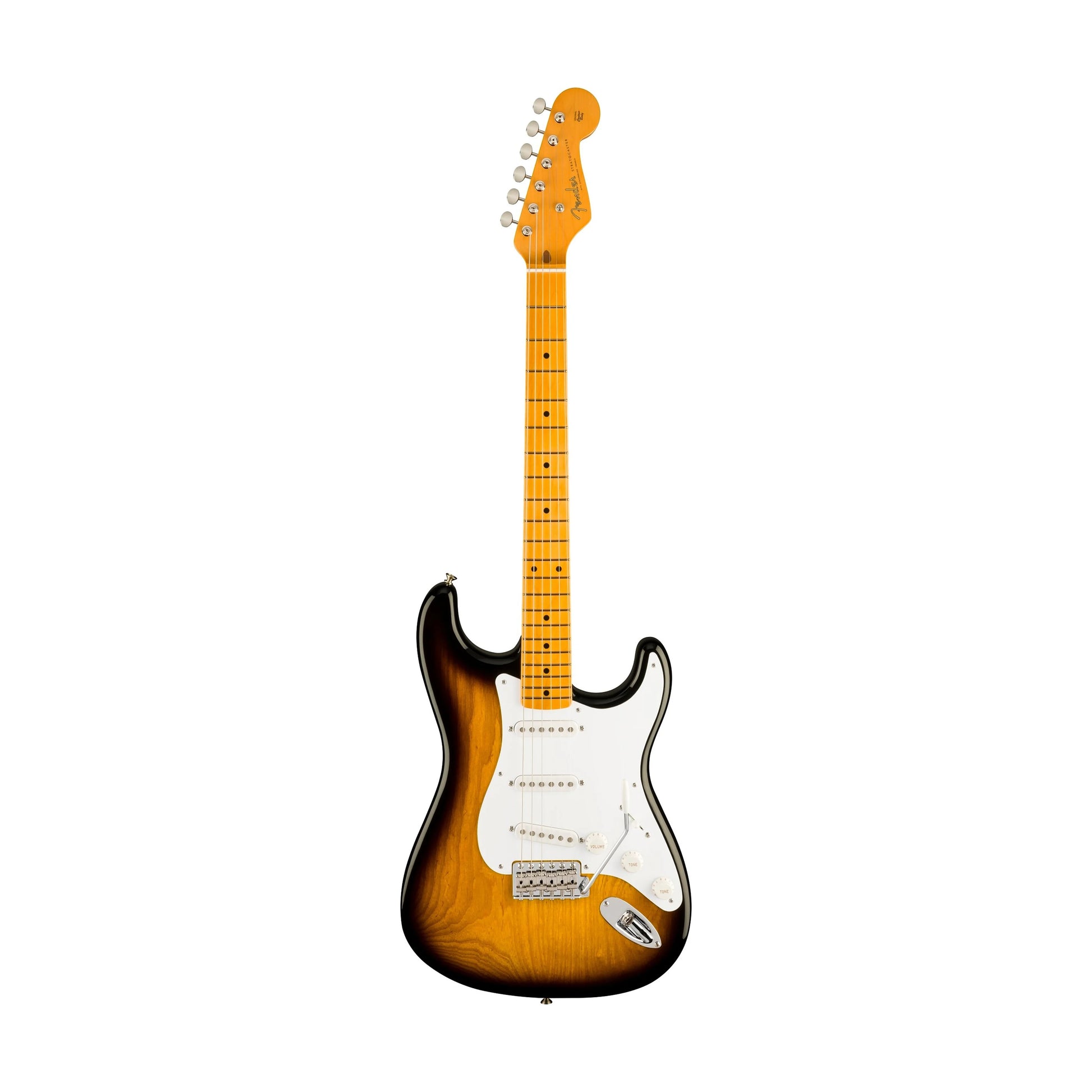 Đàn Guitar Điện Fender 70th Anniversary AVII 54 Stratocaster SSS, Maple Fingerboard, 2-Tone Sunburst - Việt Music