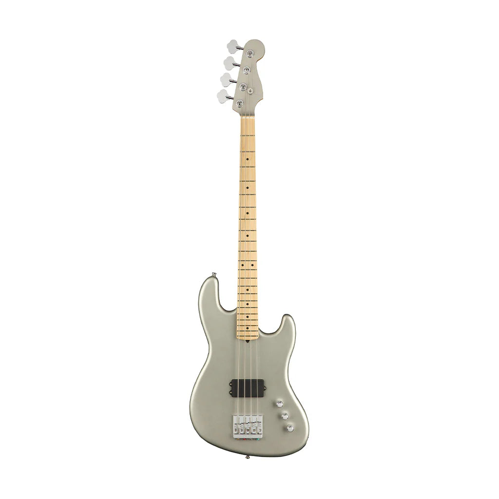 Đàn Guitar Bass Fender Flea Signature Active Jazz Bass H, Maple Fingerboard, Inca Silver - 4 Strings