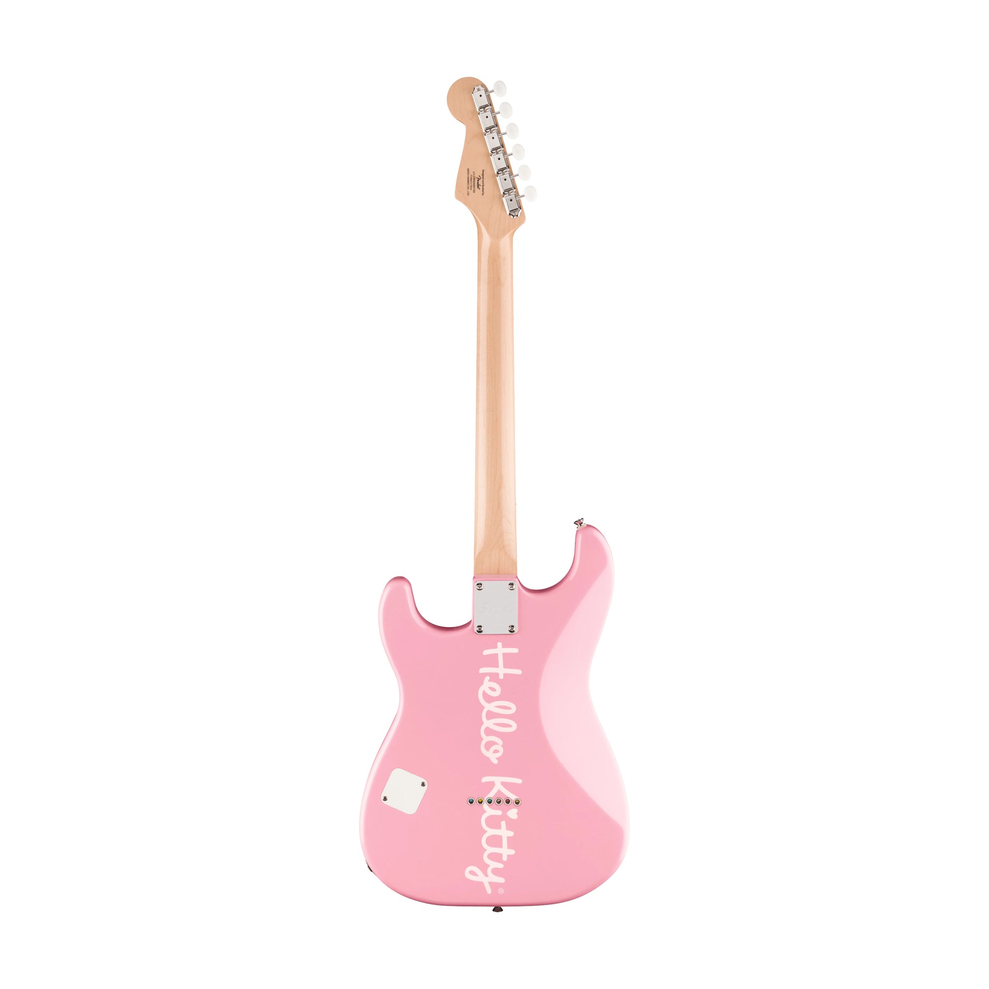 Đàn Guitar Điện Squier Limited Edition Hello Kitty Stratocaster H, Maple Fingerboard, Pink - Việt Music