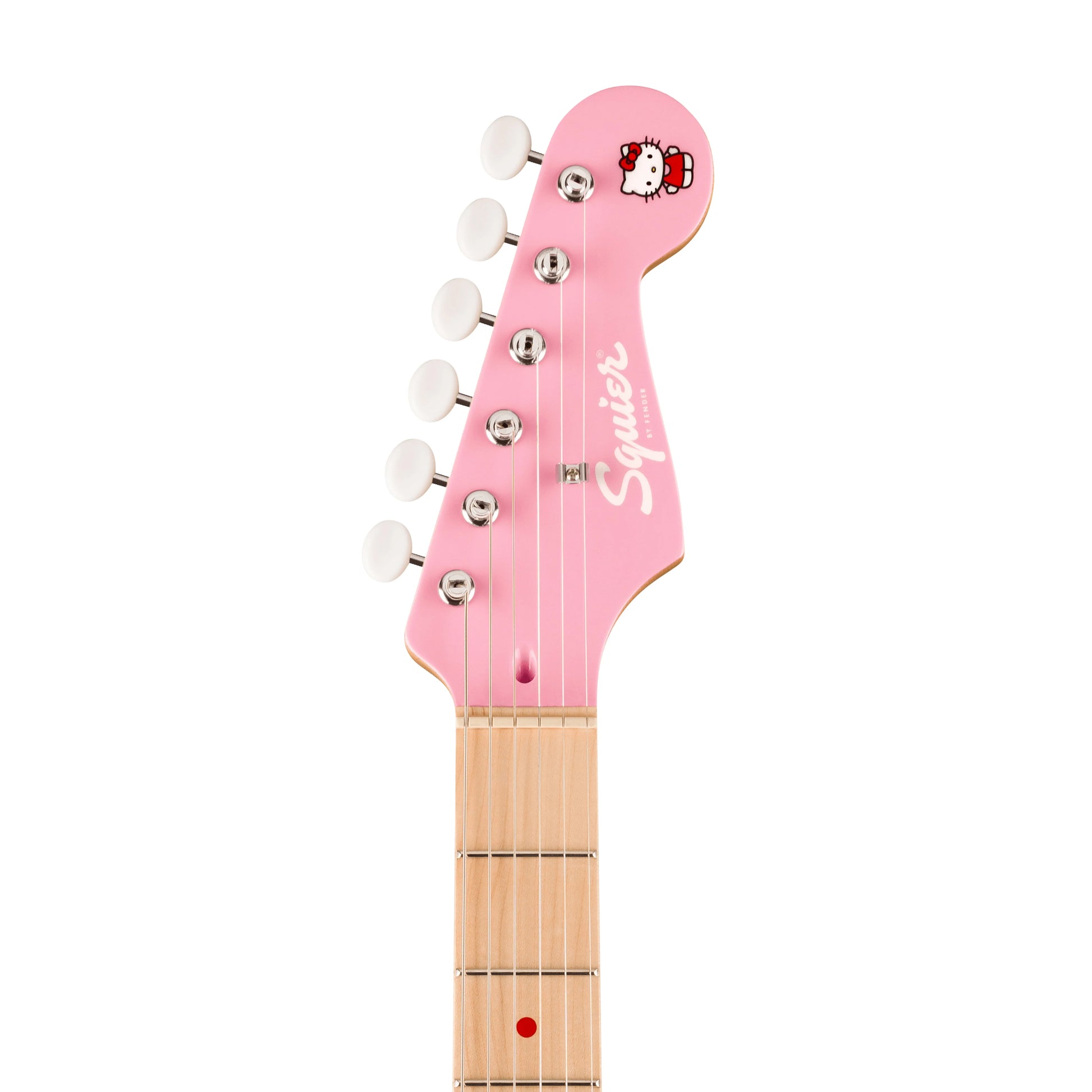 Đàn Guitar Điện Squier Limited Edition Hello Kitty Stratocaster H, Maple Fingerboard, Pink - Việt Music