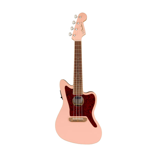Đàn Ukulele Concert Fender Fullerton Jazzmaster, Shell Pink - Việt Music