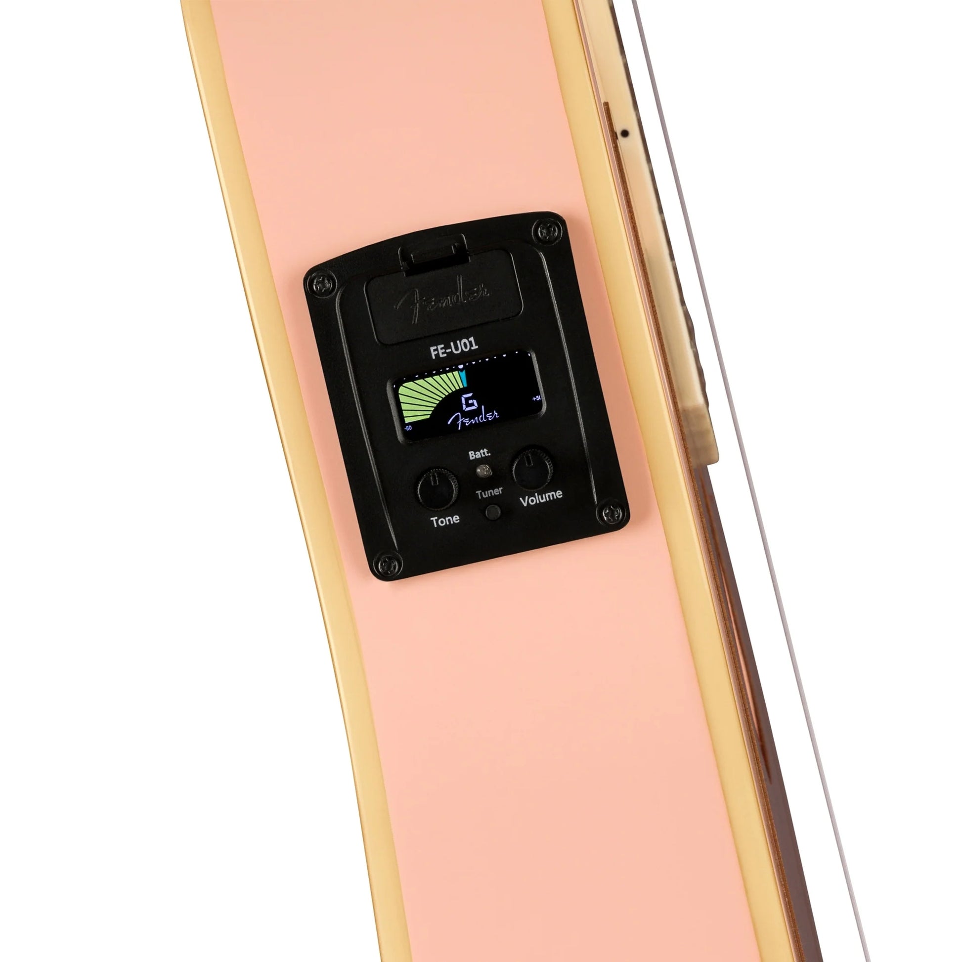 Đàn Ukulele Concert Fender Fullerton Jazzmaster, Shell Pink - Việt Music