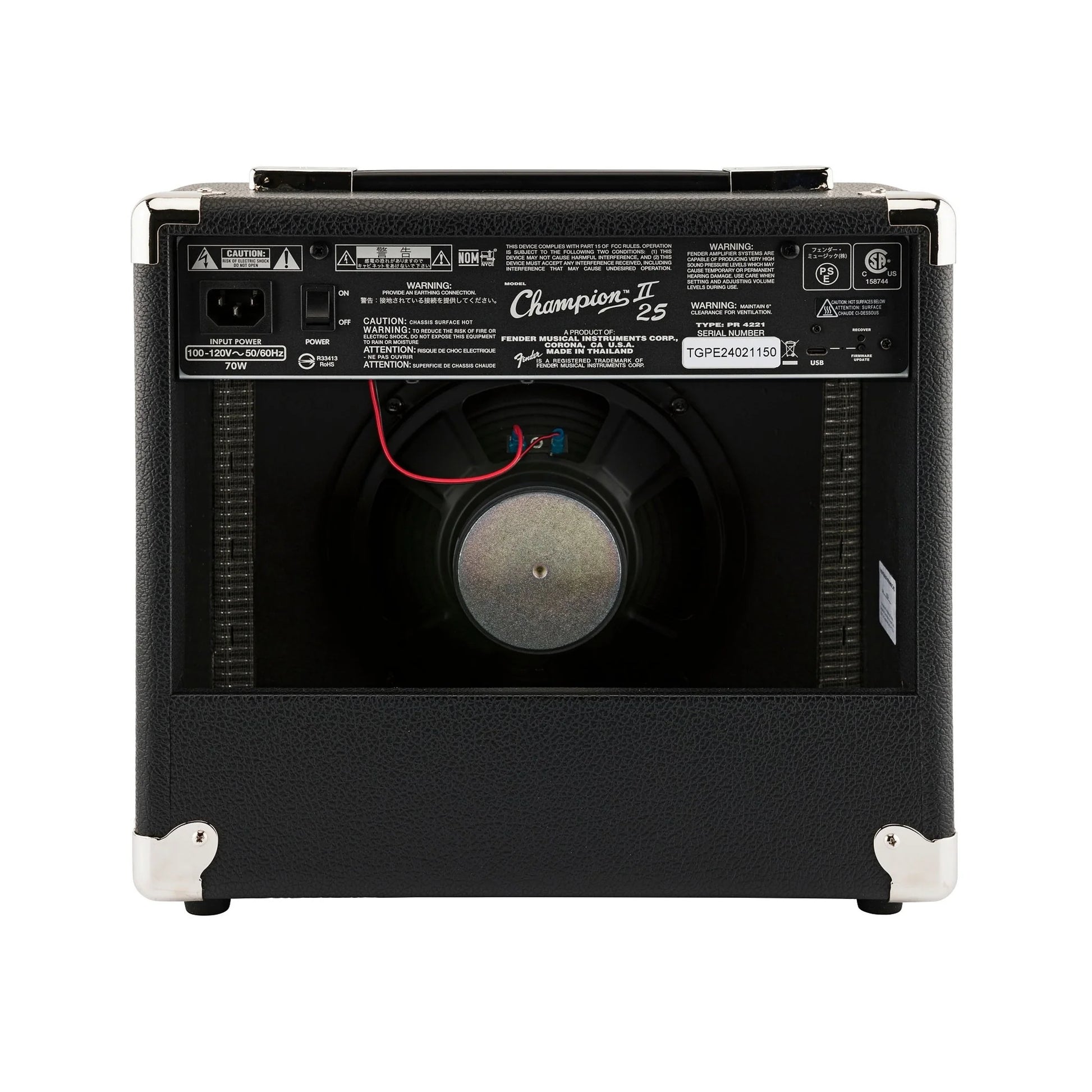 Amplifier Fender Champion II 25 EU, Combo - Việt Music