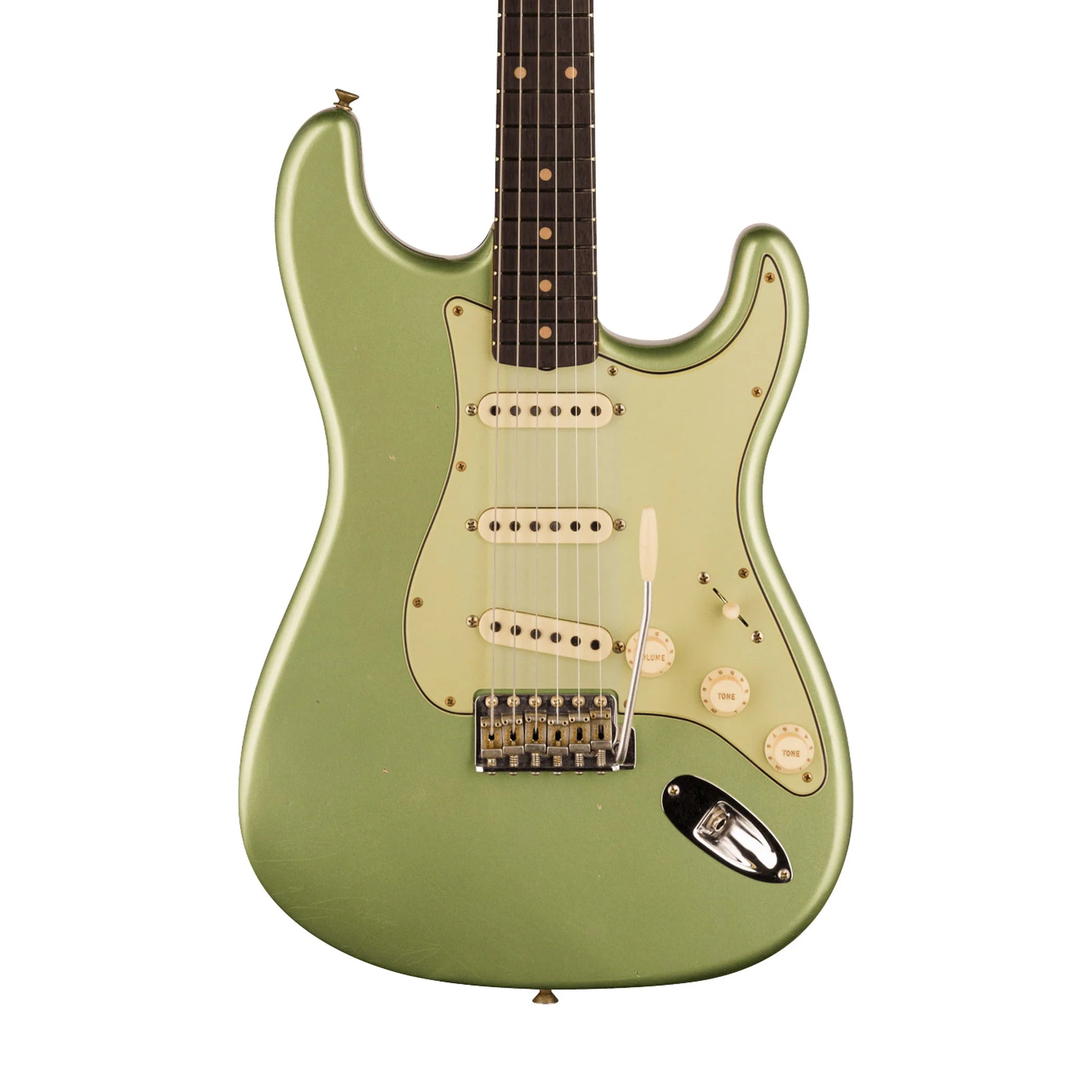 Đàn Guitar Điện Fender Custom Shop 1959 Stratocaster Journeyman Relic SSS, Rosewood Fingerboard, Faded Aged Sage Green Metallic - Việt Music