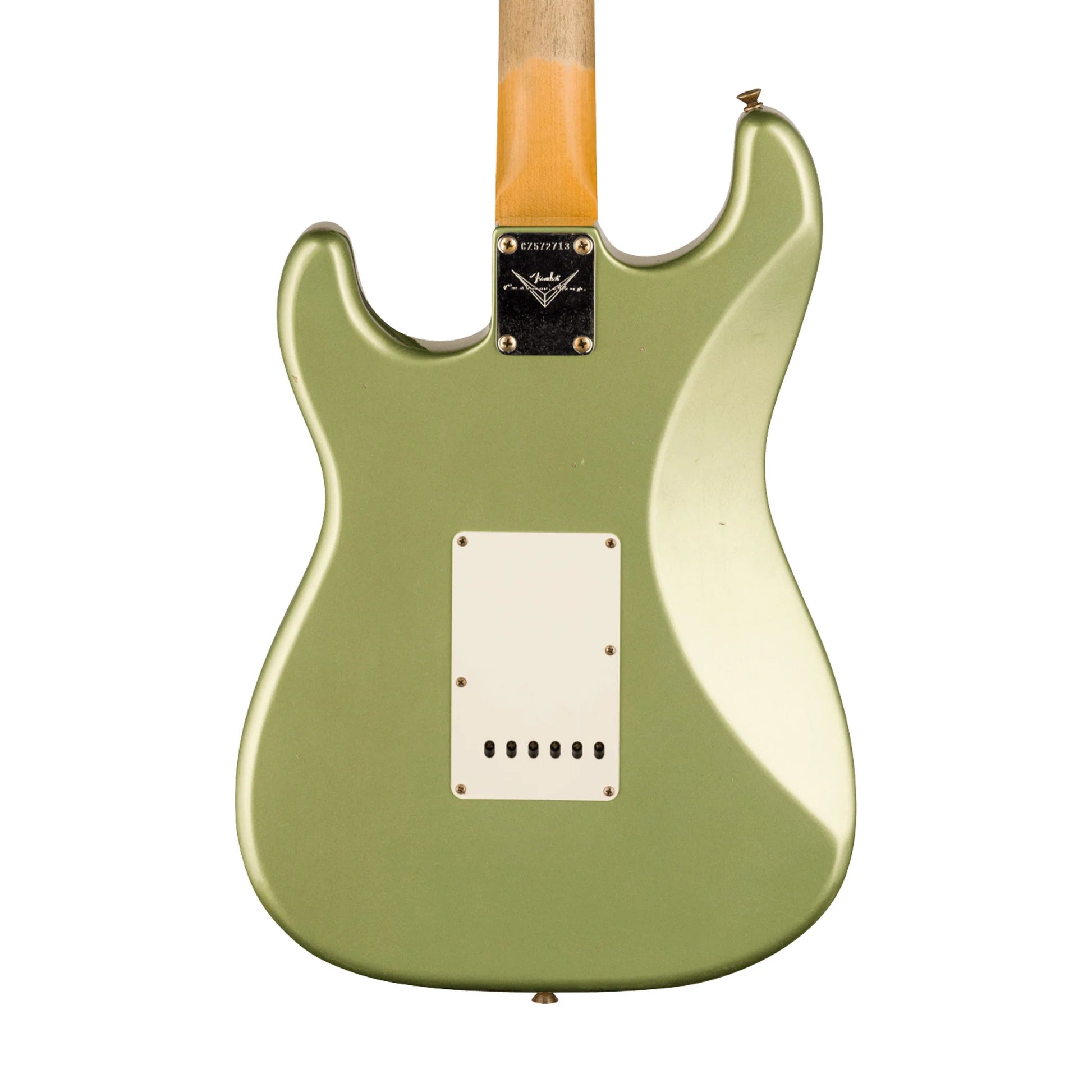 Đàn Guitar Điện Fender Custom Shop 1959 Stratocaster Journeyman Relic SSS, Rosewood Fingerboard, Faded Aged Sage Green Metallic - Việt Music