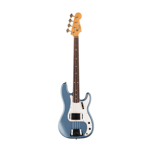 Đàn Guitar Bass Fender Custom Shop 1966 Precision Bass Journeyman Relic S, Rosewood Fingerboard, Super Faded Aged Lake Placid Blue - Việt Music