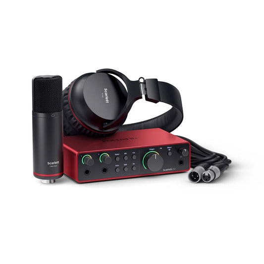 Audio Interface Focusrite Scarlett 2i2 Gen 4 Pack - Việt Music