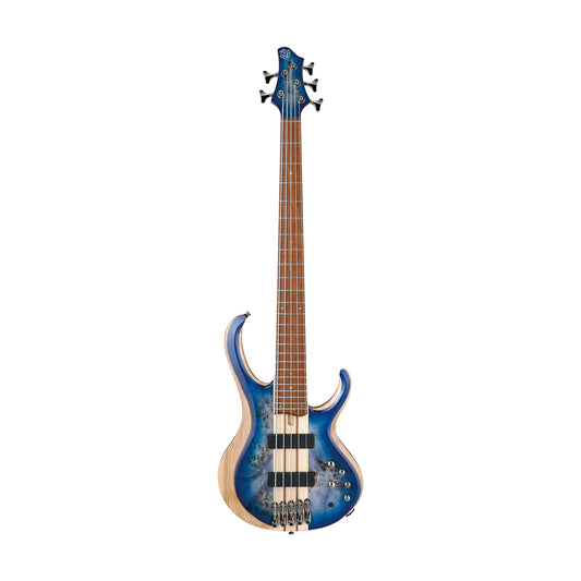 Đàn Guitar Bass Ibanez BTB845 HH, Jatoba Fingerboard, Cerulean Blue Burst Low Gloss - 5 Strings