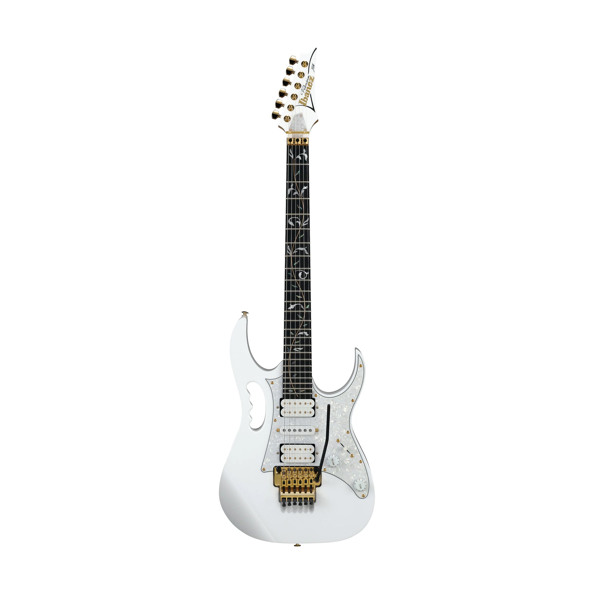 Đàn Guitar Điện Ibanez Premium JEM7VP Steve Vai Signature HSH, Ebony Fingerboard, White - Việt Music