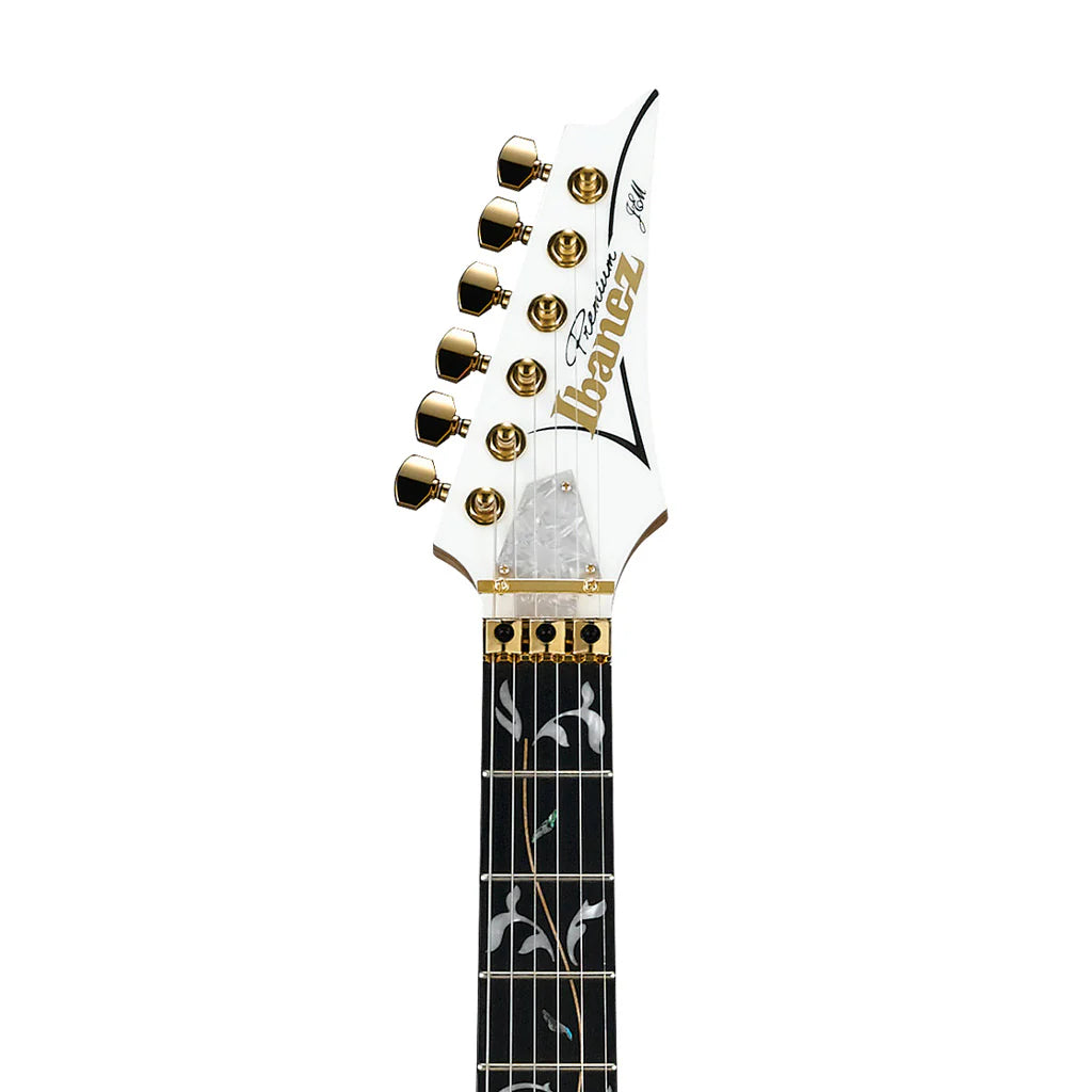 Đàn Guitar Điện Ibanez Premium JEM7VP Steve Vai Signature HSH, Ebony Fingerboard, White - Việt Music