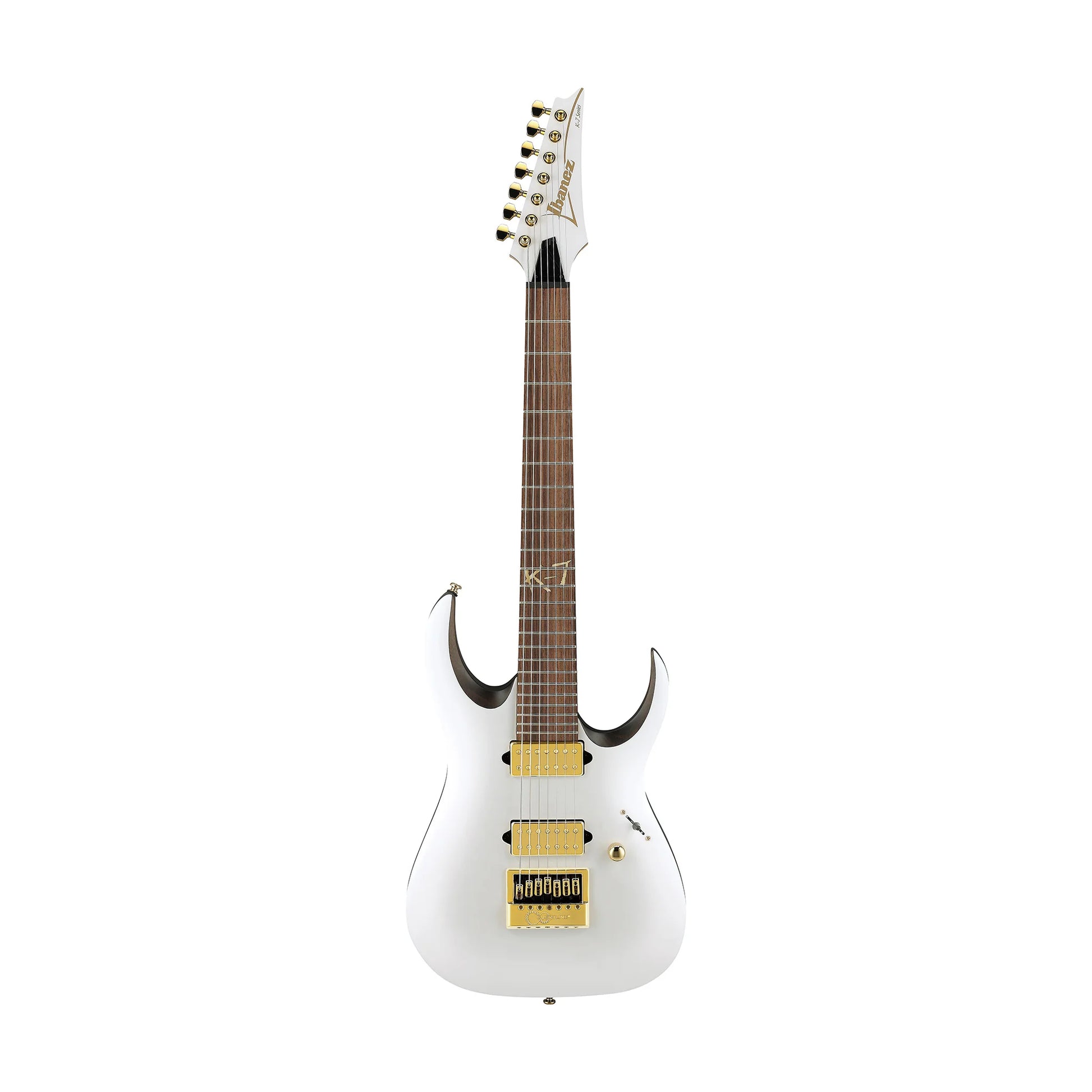 Đàn Guitar Điện Ibanez K7YANG - Brian Head Welch Signature HH, Rosewood Fingerboard, Matte White - Việt Music