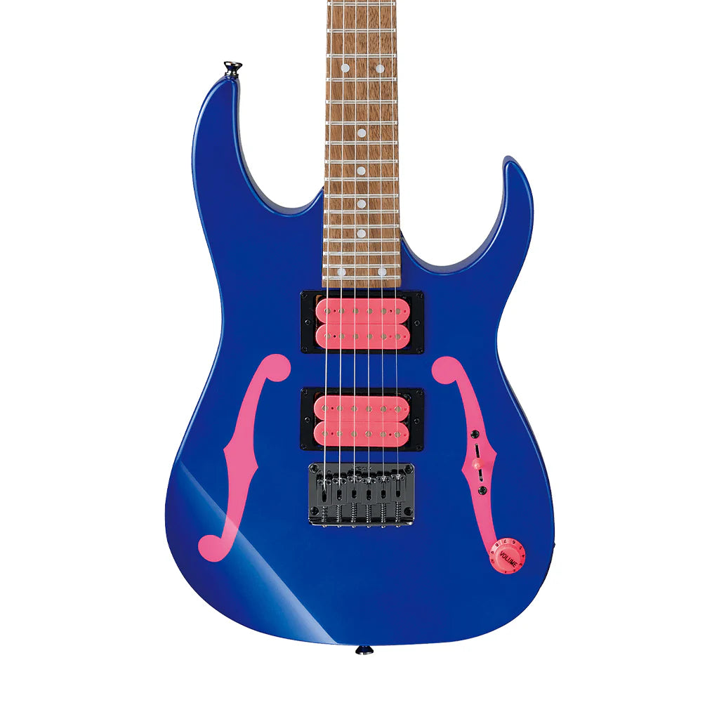 Đàn Guitar Điện Ibanez PGMM11 Paul Gilbert Signature HH, Jatoba Fingerboard, Jet Blue - Việt Music