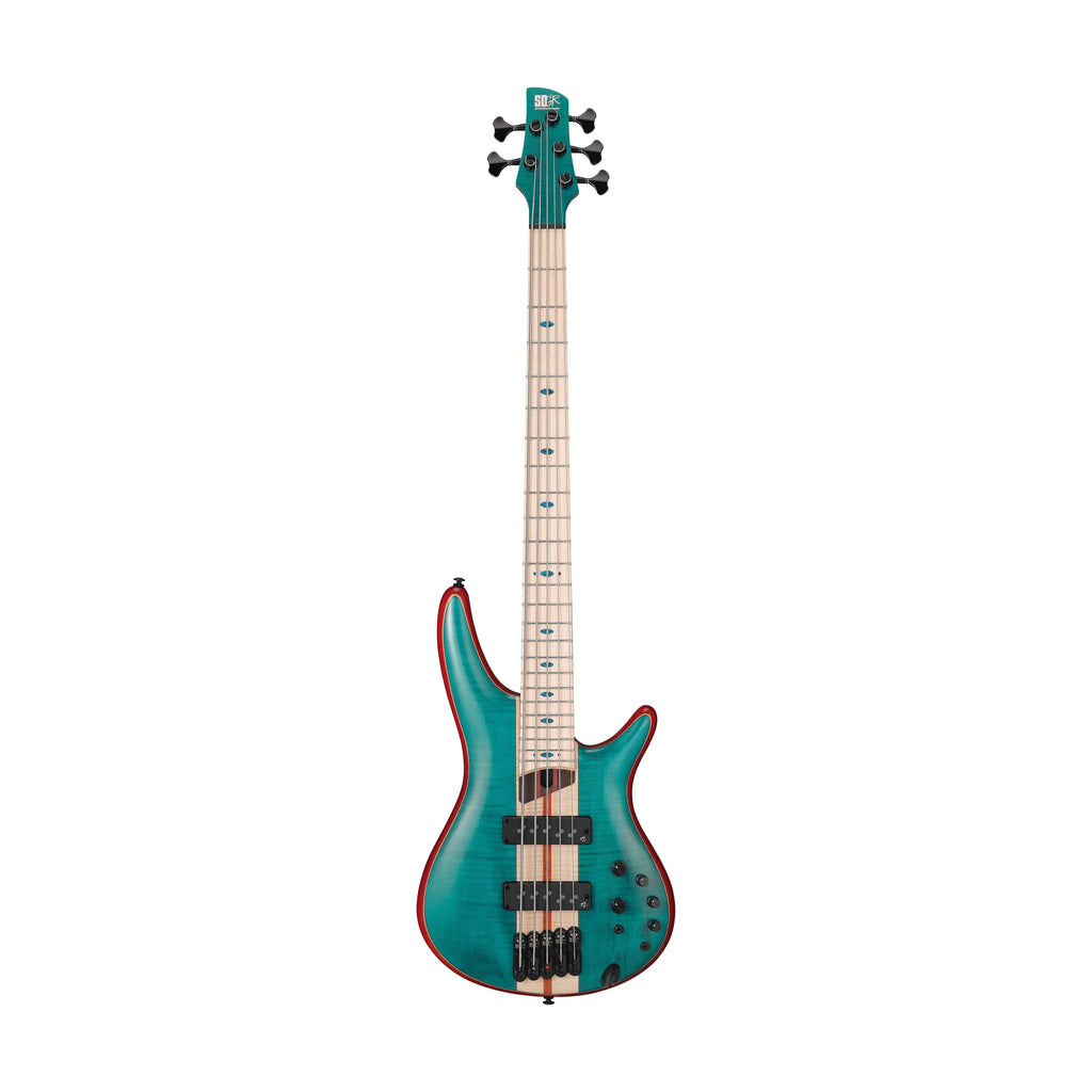 Đàn Guitar Bass Ibanez SR1425B - SR Premium SS, Maple Fingerboard, Caribbean Green Low Gloss - 5 Strings