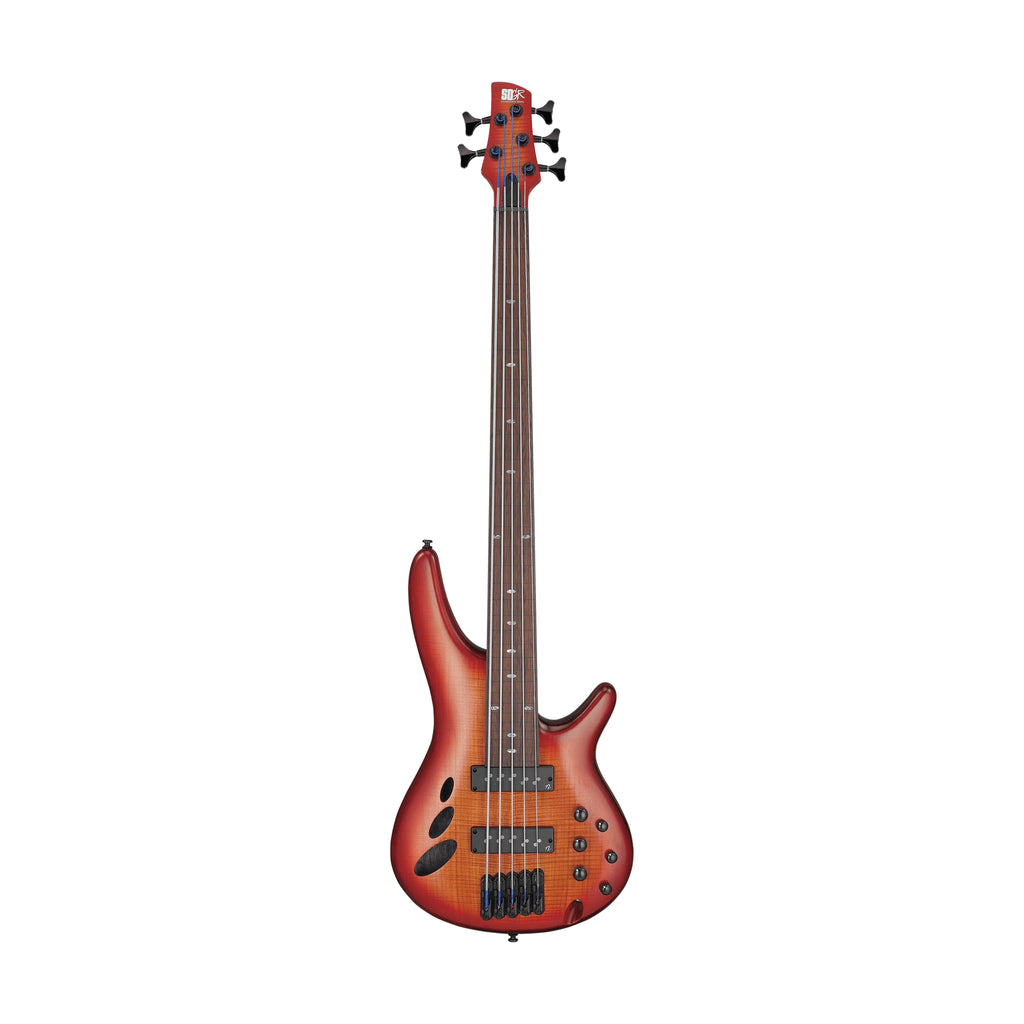 Đàn Guitar Bass Ibanez SRD905F - SR Workshop SS, Panga Panga Fingerboard, Brown Topaz Burst Low Gloss - 5 Strings