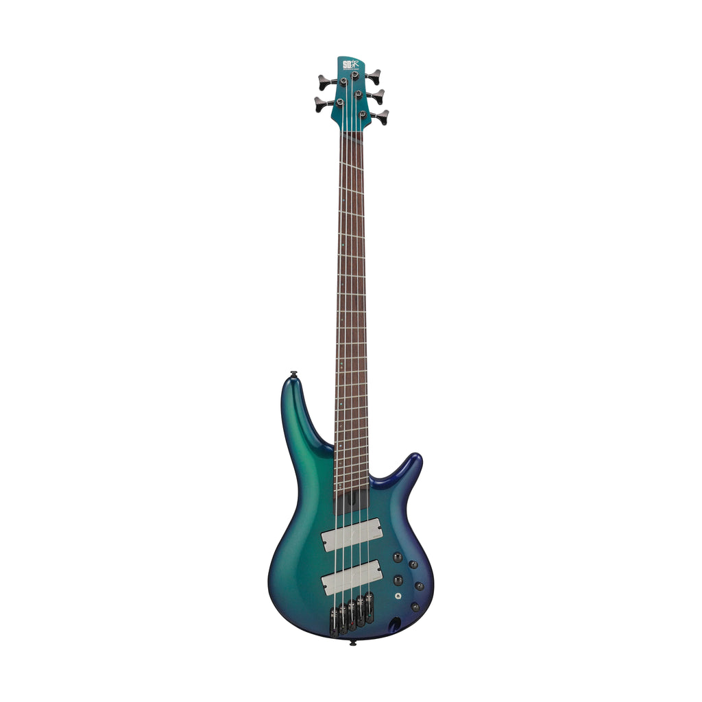 Đàn Guitar Bass Ibanez SRMS725 - SR Workshop HH, Panga Panga Fingerboard, Blue Chameleon - 5 Strings