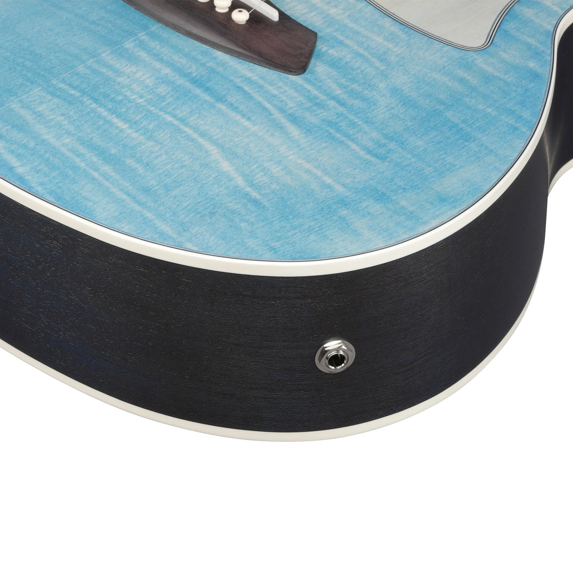 Đàn Guitar Acoustic Ibanez TCM50FM, Open Pore Denim Blue - Việt Music