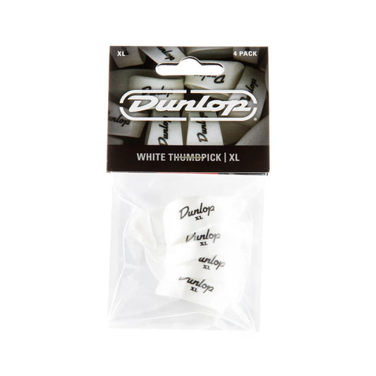 Pick Gảy Đàn Guitar Jim Dunlop 9004P White Thumbpick, X-Large, 4pc - Việt Music