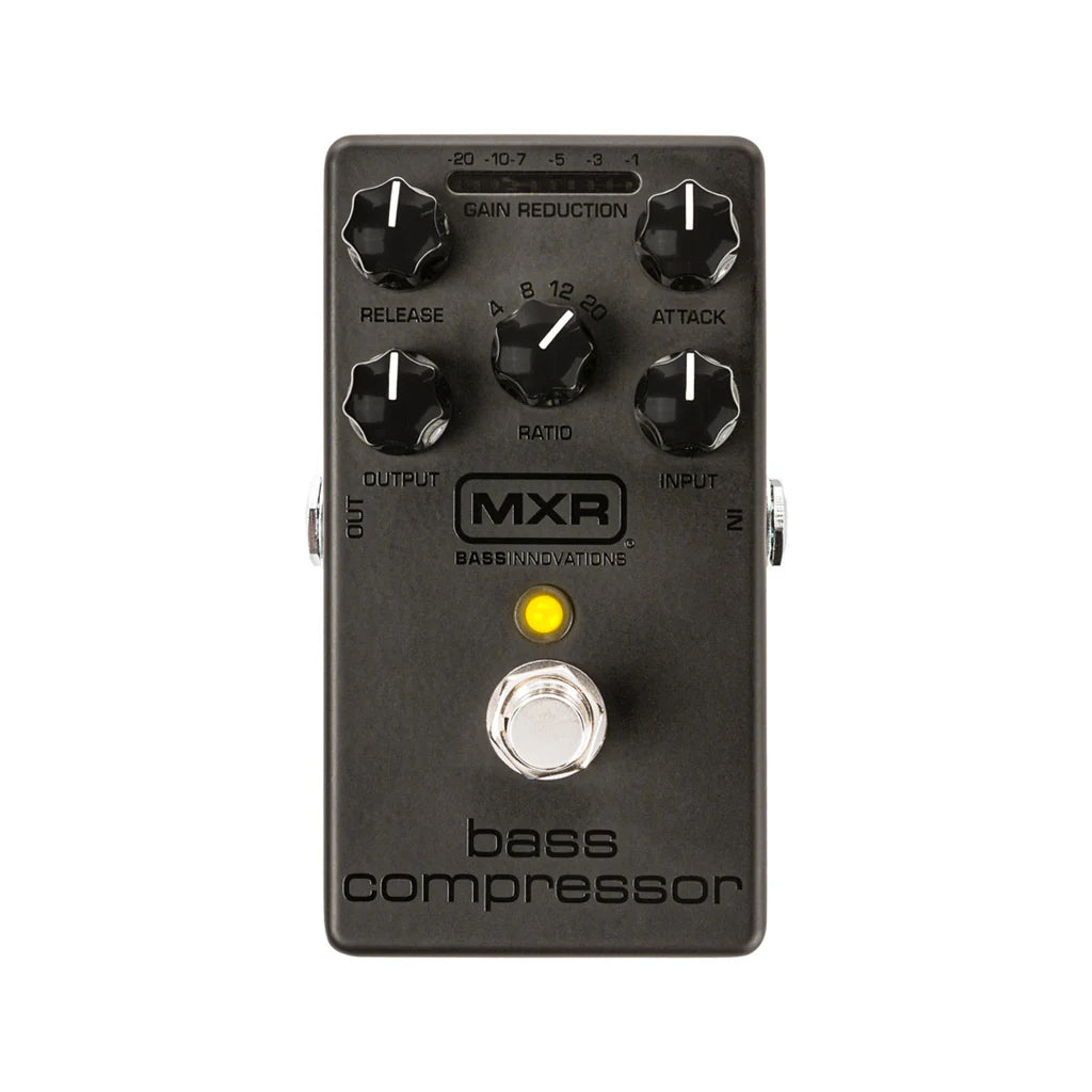 Pedal Guitar MXR M87B Blackout Series Bass Compressor