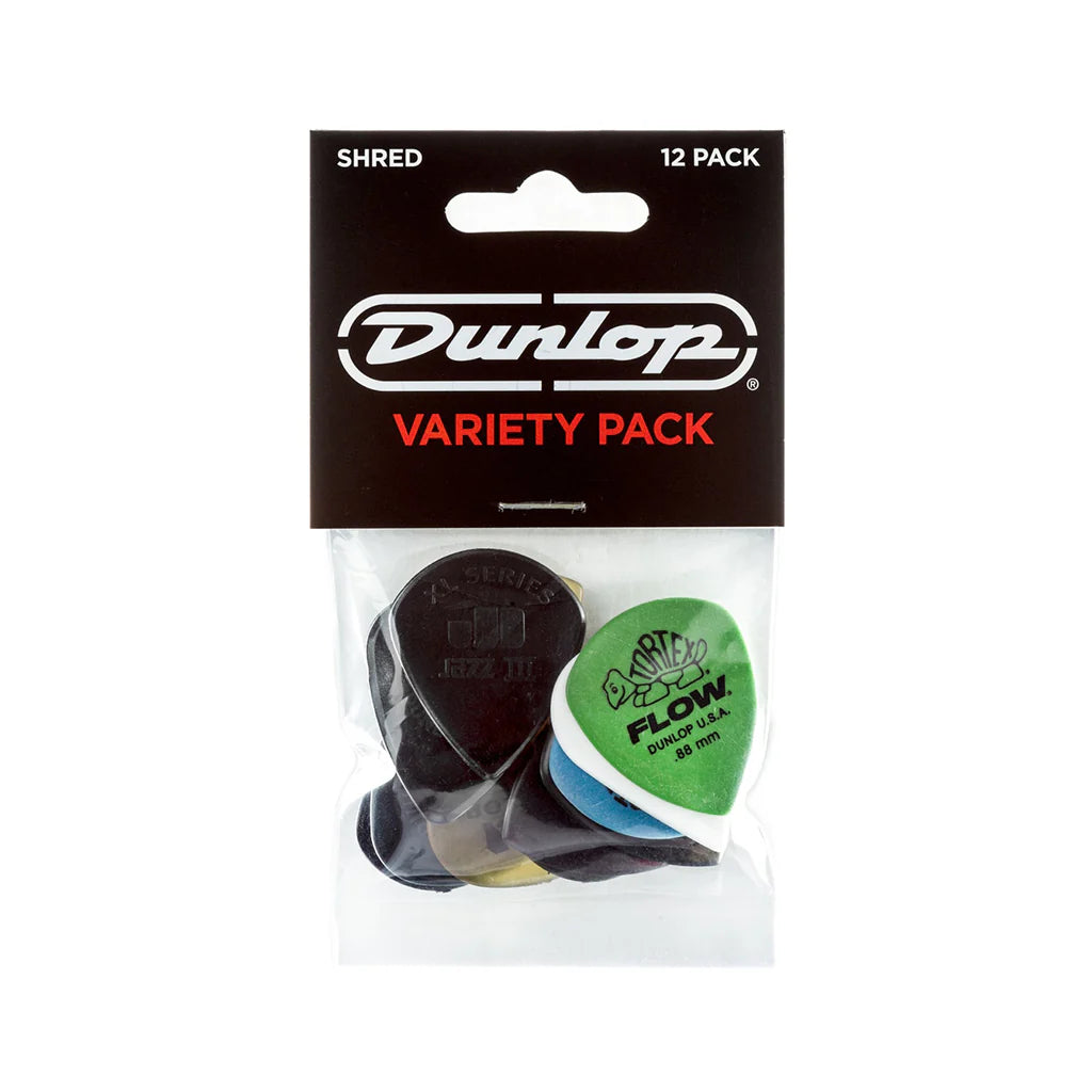 Pick Gảy Đàn Guitar Jim Dunlop PVP118 Shred Variety, 12pc - Việt Music