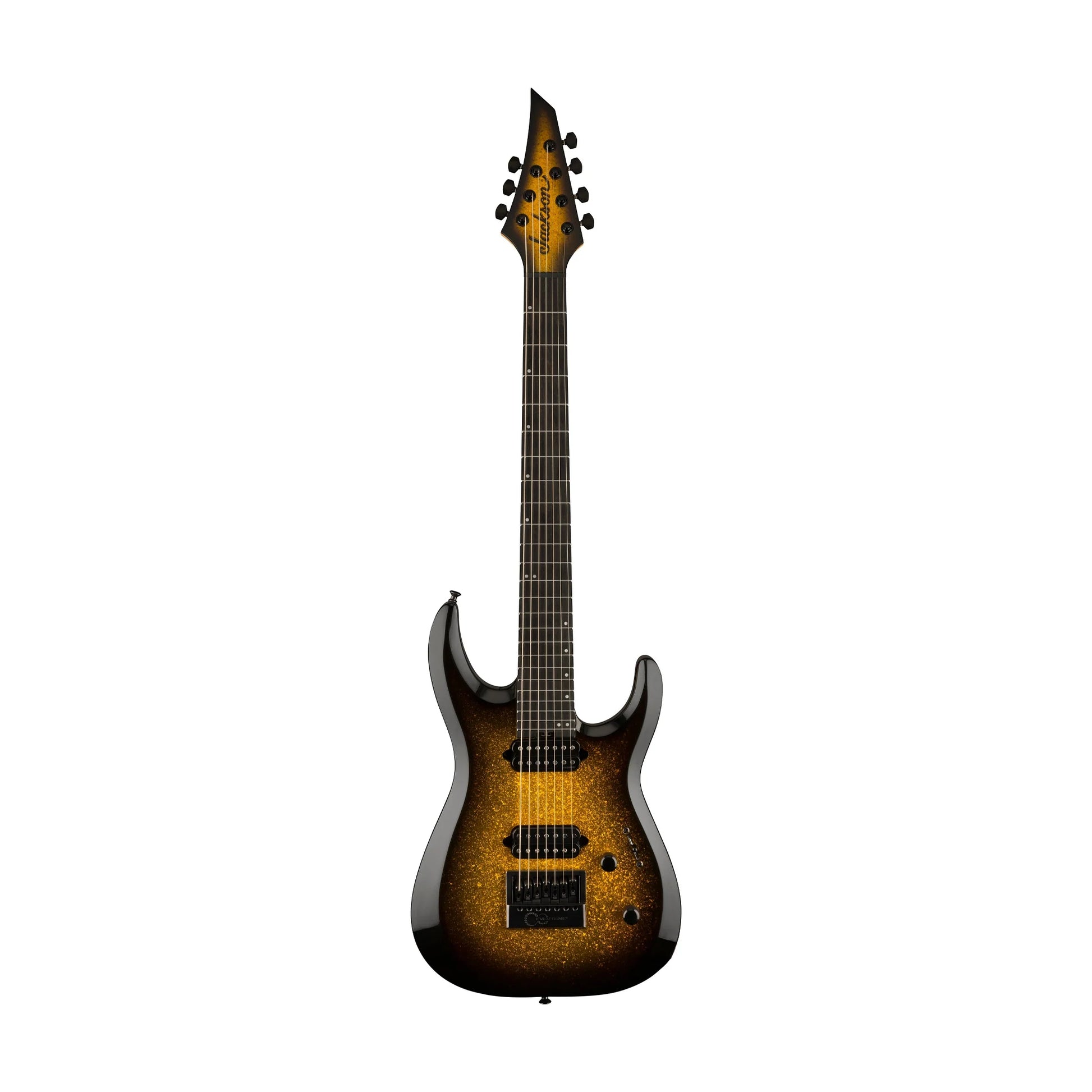 Đàn Guitar Điện Jackson Pro Plus Series Dinky MDK EverTune HH, Ebony Fingerboard, Gold Sparkle - 7 Strings - Việt Music