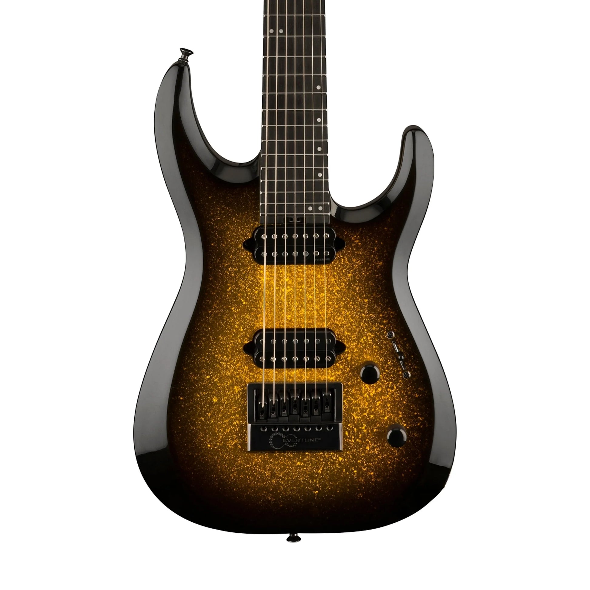 Đàn Guitar Điện Jackson Pro Plus Series Dinky MDK EverTune HH, Ebony Fingerboard, Gold Sparkle - 7 Strings - Việt Music