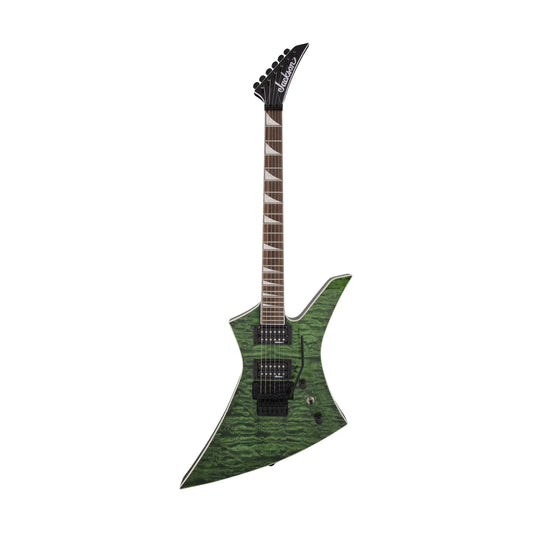 Đàn Guitar Điện Jackson X Series KEXQ Kelly HH, Laurel Fingerboard, Transparent Green - Việt Music