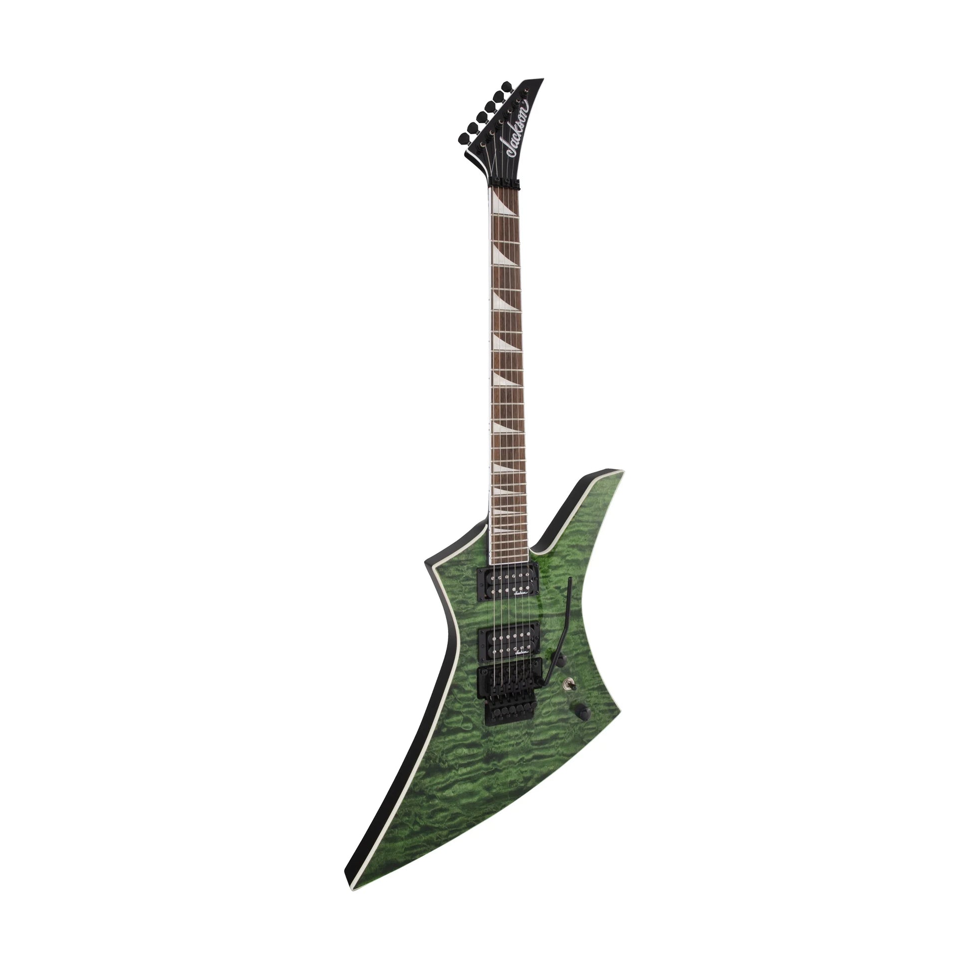 Đàn Guitar Điện Jackson X Series KEXQ Kelly HH, Laurel Fingerboard, Transparent Green - Việt Music