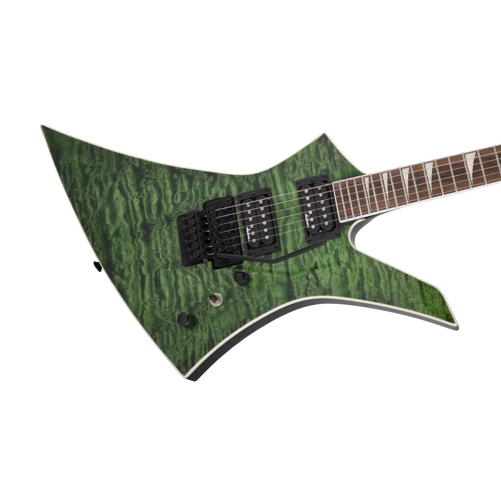 Đàn Guitar Điện Jackson X Series KEXQ Kelly HH, Laurel Fingerboard, Transparent Green - Việt Music