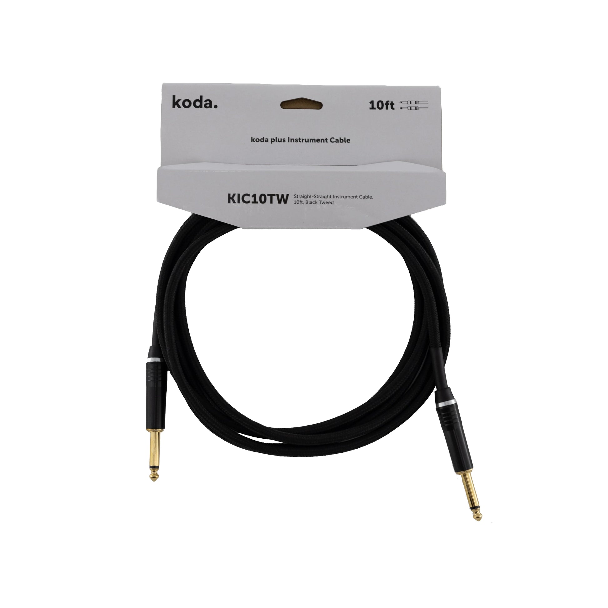 Dây Cáp Kết Nối Koda Plus KIC10TW Straight-Straight Instrument, 10ft - Việt Music