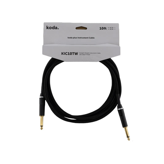 Dây Cáp Kết Nối Koda Plus KIC10TW Straight-Straight Instrument, 10ft - Việt Music