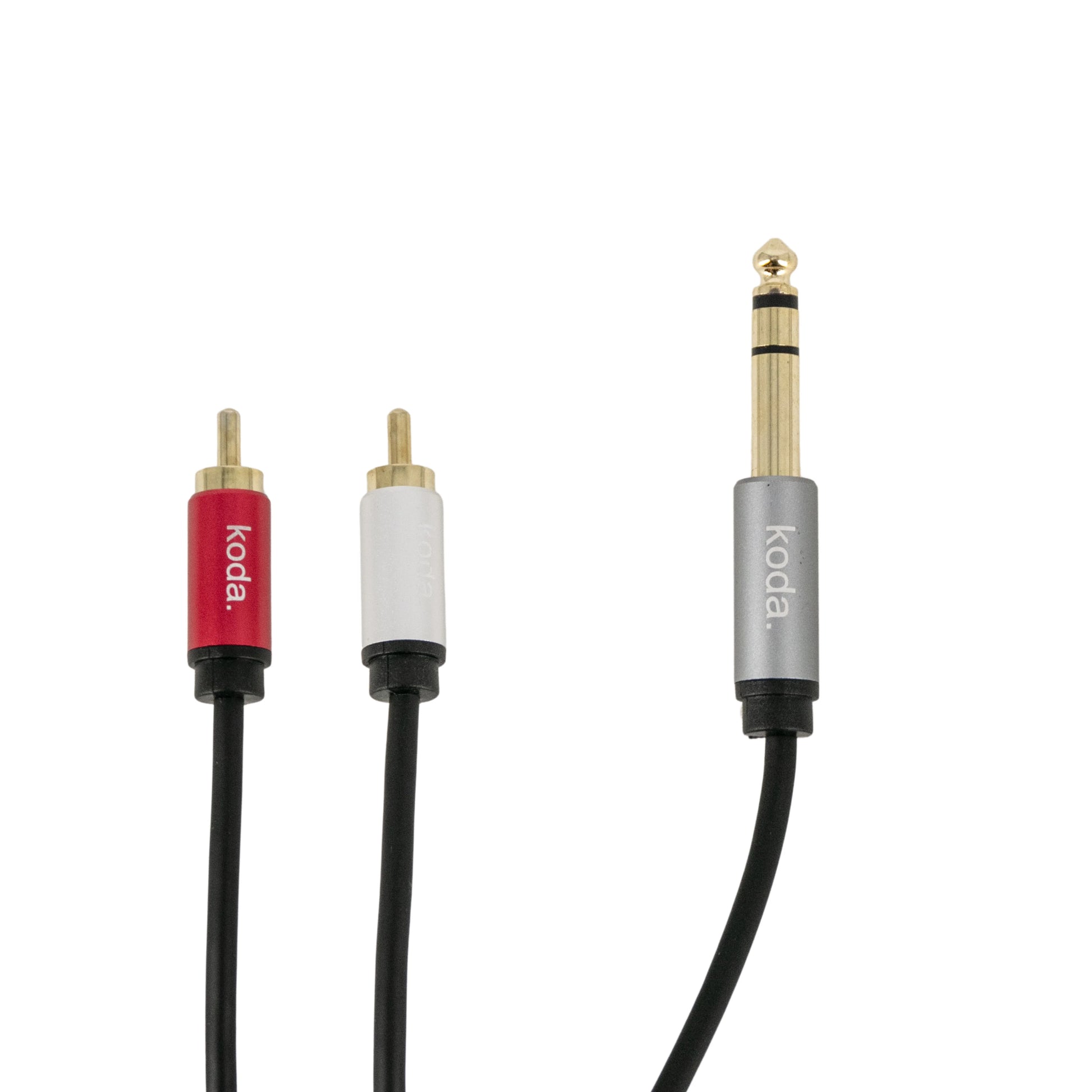 Dây Cáp Kết Nối Koda Essential Stereo Breakou 1/4 inch TRS To Dual RCA - Việt Music