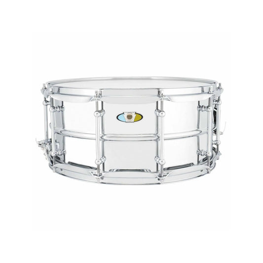 Trống Snare Ludwig Supralite Polished Steel LU5514SL - Việt Music