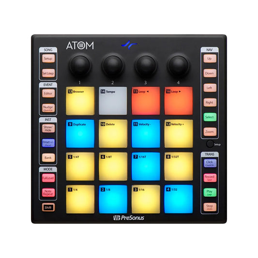 MIDI Pad Controller PreSonus ATOM 16-Pad Performance - Việt Music