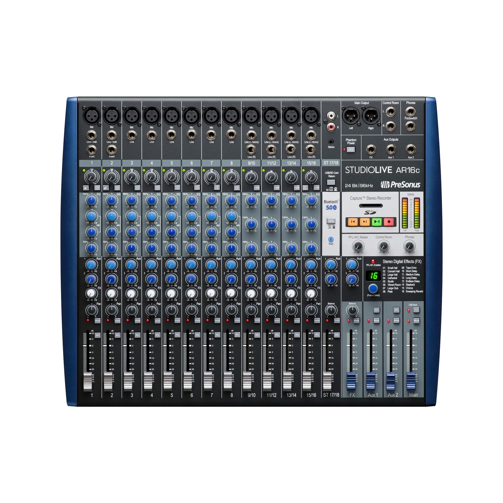 Mixer PreSonus StudioLive AR16c 16-Channel Analog - Việt Music