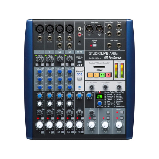 Mixer PreSonus StudioLive AR8c 8-Channel Analog - Việt Music