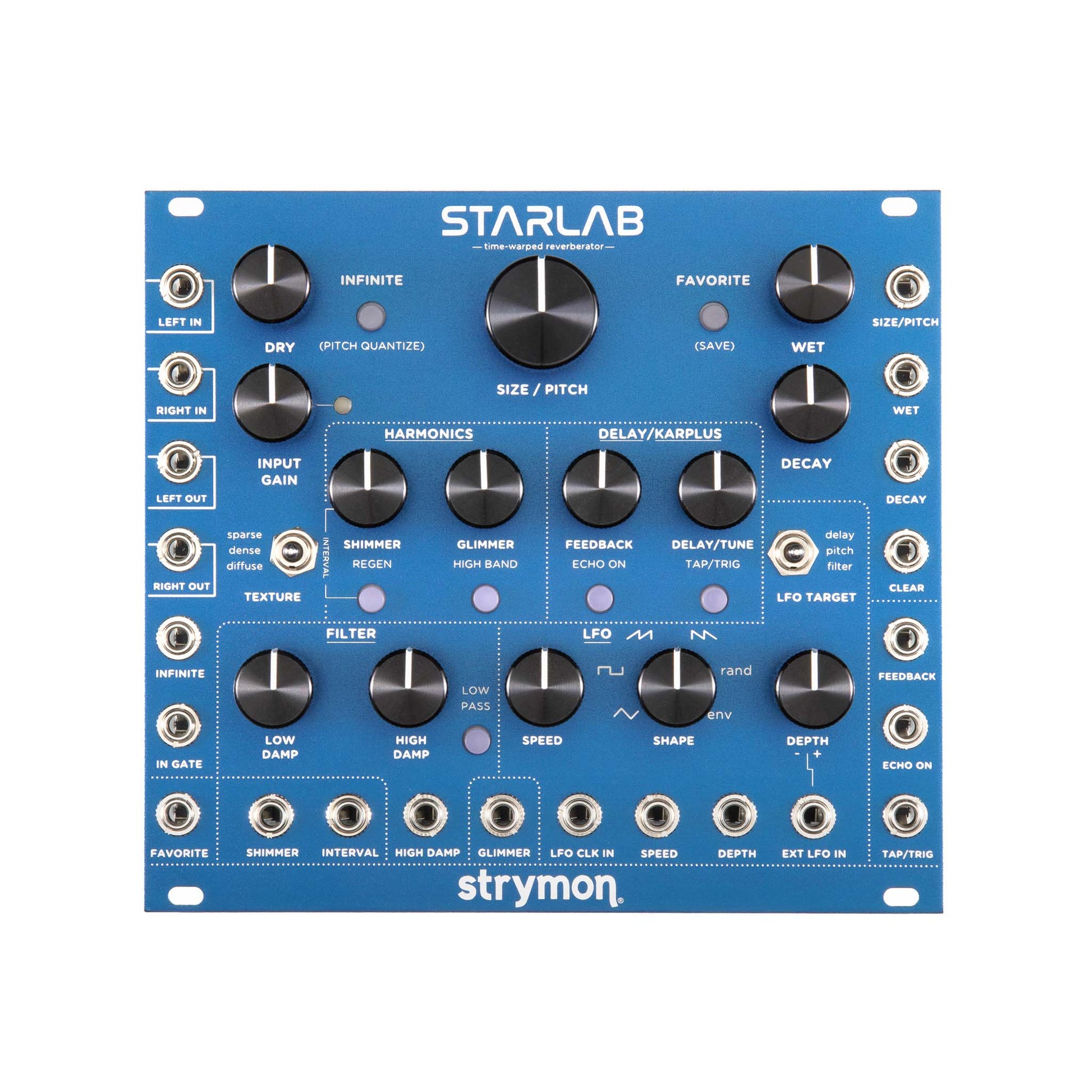 Pedal Guitar Strymon StarLab Time-Warped Reverberator W/o Adapter - Việt Music