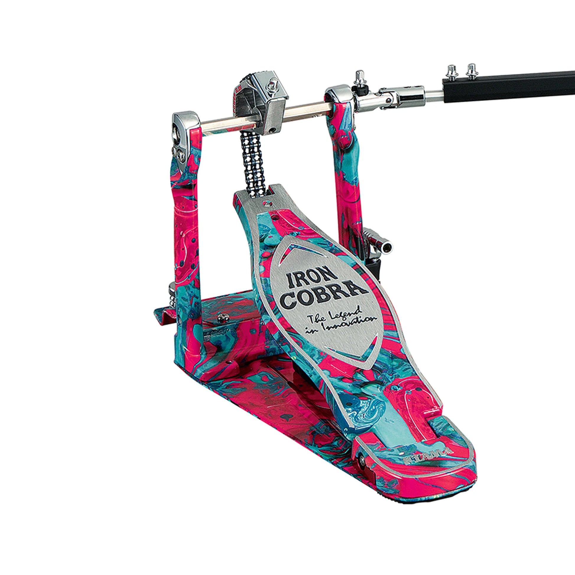 Pedal Đôi Trống Bass Tama HP900PWMCS Limited Iron Cobra 900 Marble Coral Swirl Power Glide Twin Pedal w/Case - Việt Music