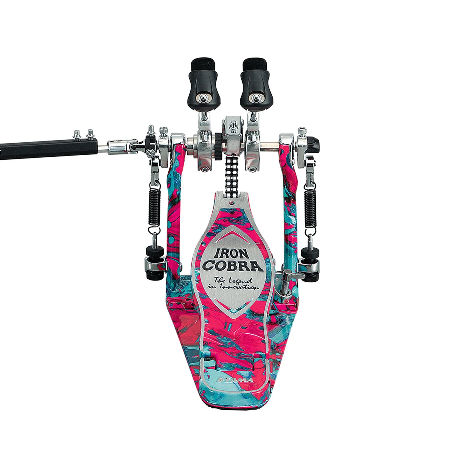 Pedal Đôi Trống Bass Tama HP900PWMCS Limited Iron Cobra 900 Marble Coral Swirl Power Glide Twin Pedal w/Case - Việt Music
