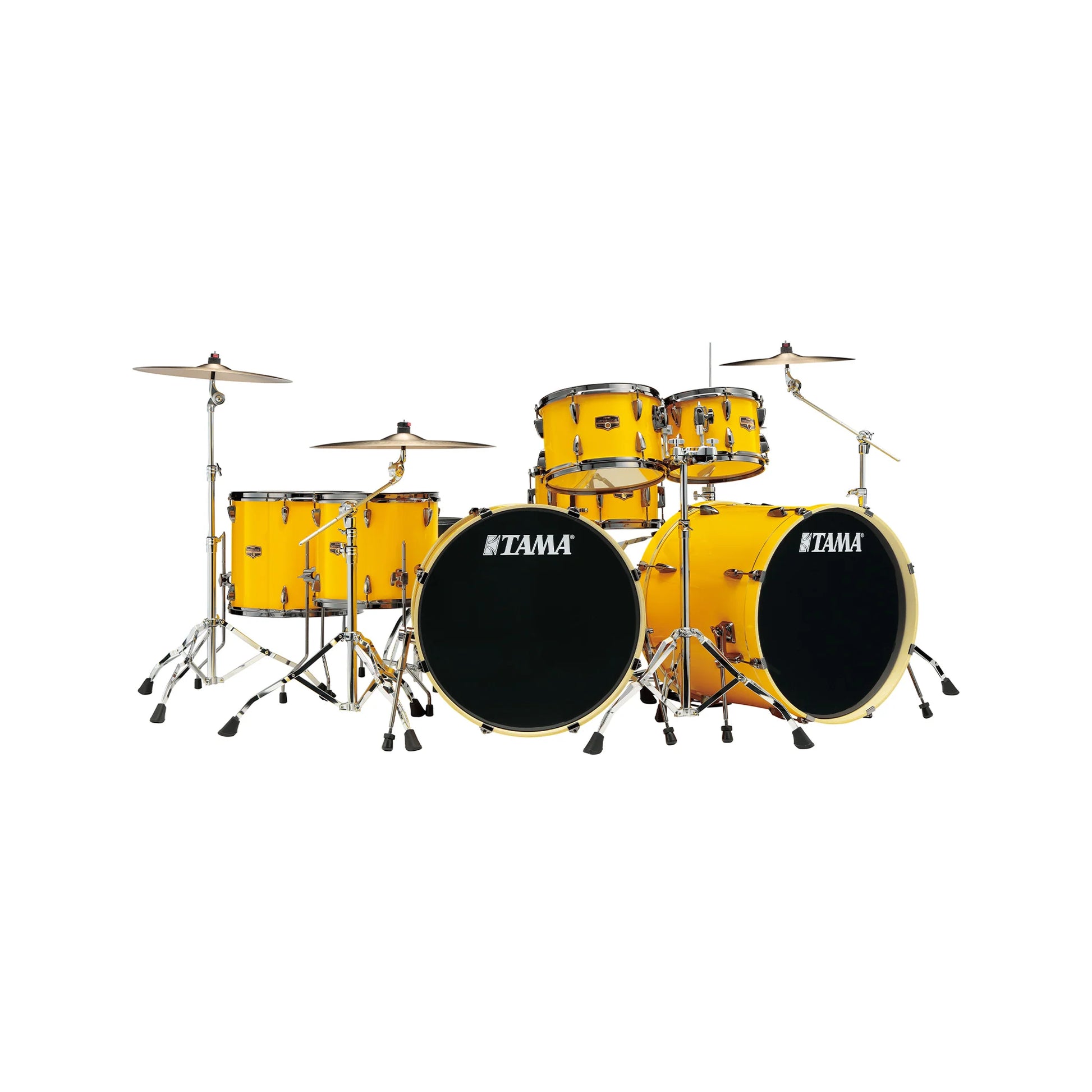 Trống Cơ Tama Imperialstar IP72ZH9WBN LTD Lars Ulrich (22B-22B/10T-12T/14F-16F/14S + Hardware), w/Black Nickel Shell Hardware, Matching Wood Hoops Bass Drum - Việt Music