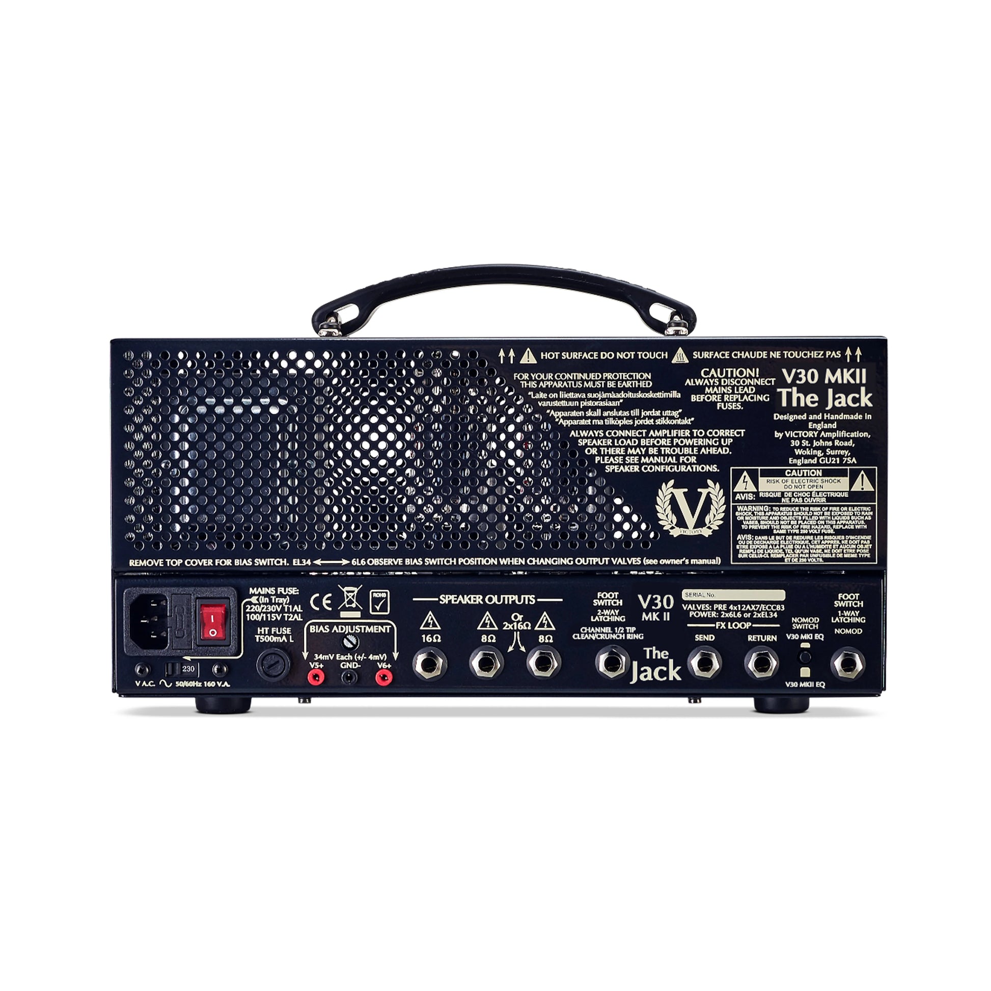 Amplifier Victory V30 The Jack MKII Lunch Box, Head 40W - Việt Music