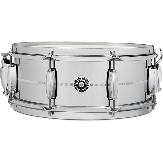 Trống Snare Gretsch GB4160 (5X14) Brooklyn Chrome Over Brass - Việt Music