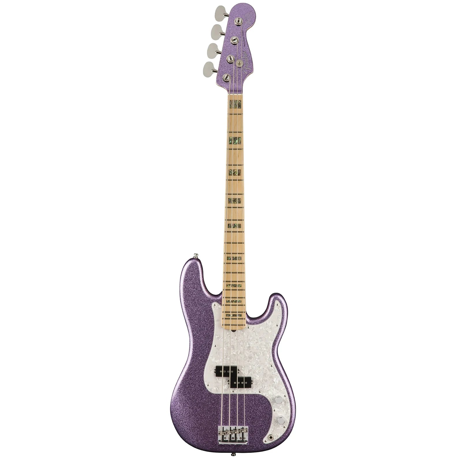 Đàn Guitar Bass Fender Limited Edition Adam Clayton Jazz Bass SS, Maple Fingerboard, Purple Sparkle - Việt Music