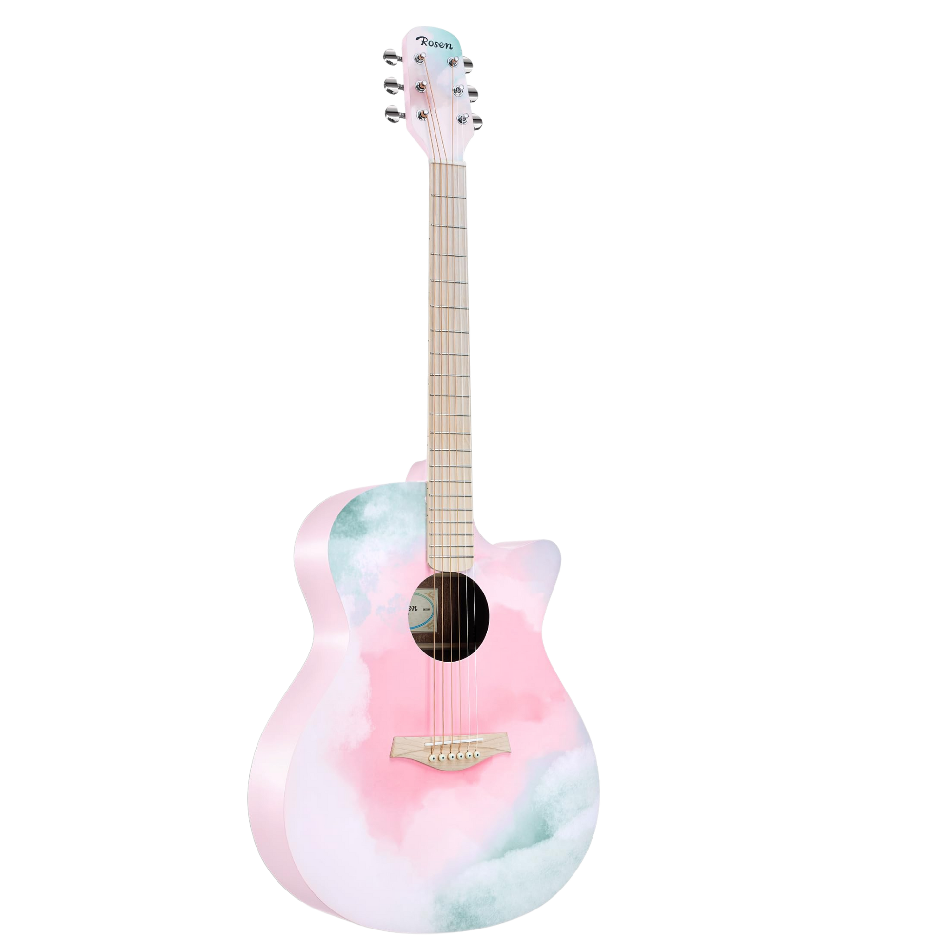 Đàn Guitar Acoustic Rosen G11A Mahogany - Neo Series, Colorful - Việt Music