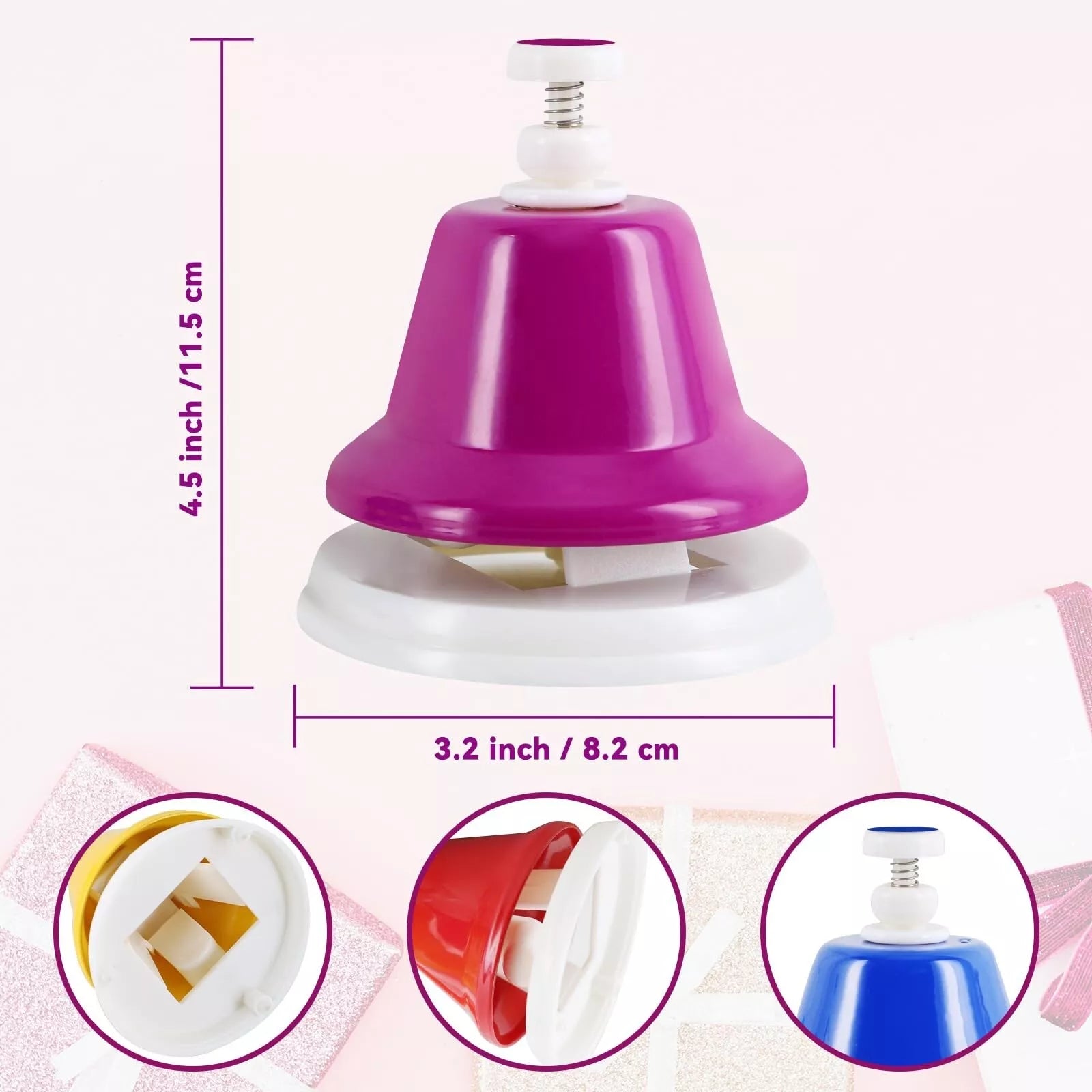 Chuông Lắc Định Âm 8-Note Diatonic Metal Bells Musical Colorfull - Việt Music