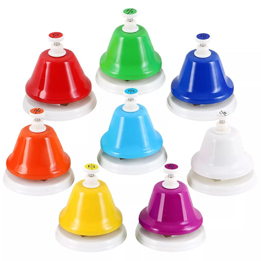 Chuông Lắc Định Âm 8-Note Diatonic Metal Bells Musical Colorfull - Việt Music