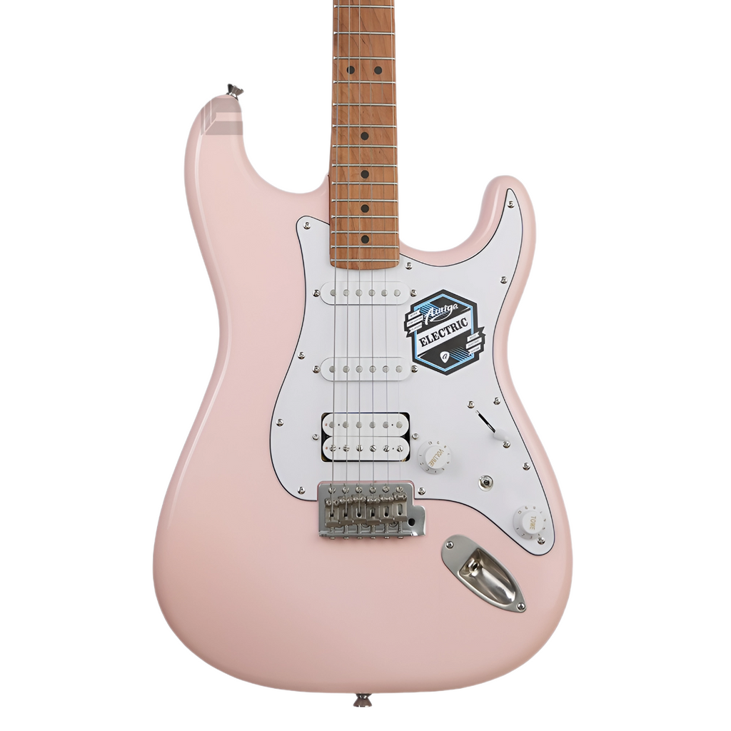 Đàn Guitar Điện Auriga A-220 HSS, Maple Fingerboard, PK - Pink