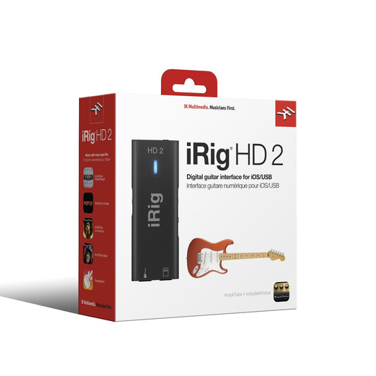 Thiết Bị Thu Âm IK Multimedia IRig HD 2 Guitar Interface For IOS and Mac - Việt Music